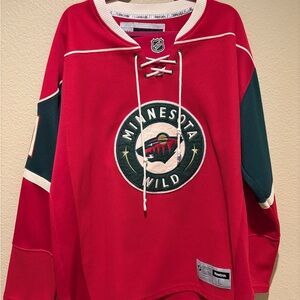 MN Wild Reebok Red NHL Jersey